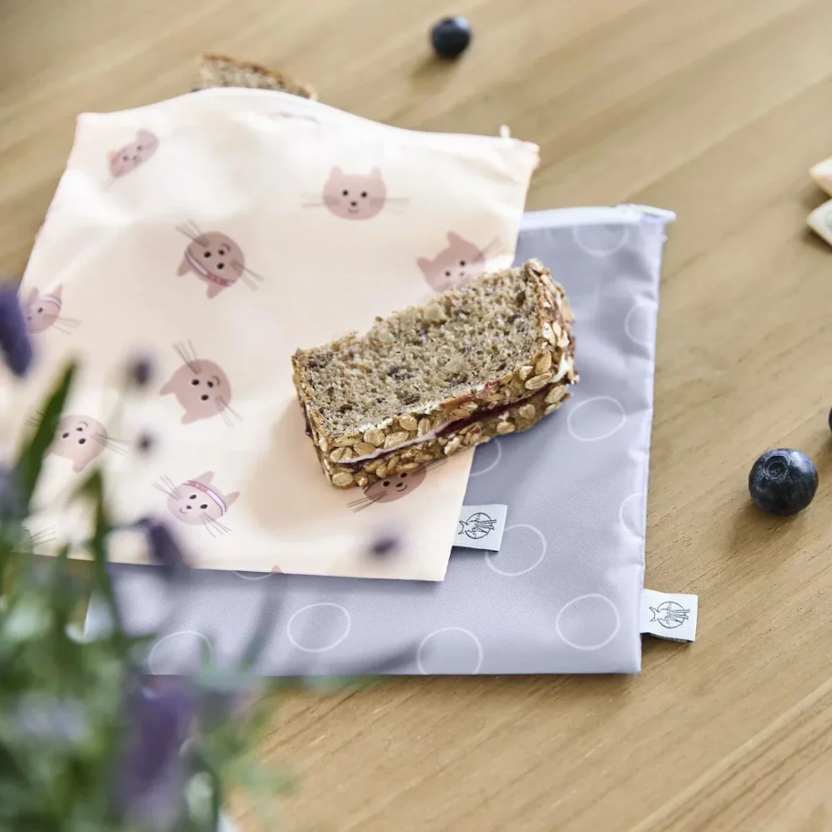 2 fundas para snack Lässig · team cat - Imagen 3