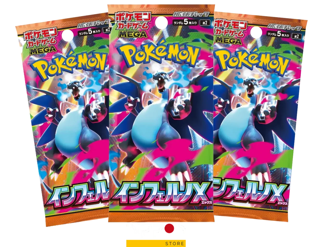 Pack 3 Sobres Pokémon TCG Inferno X – [Edición Japonesa]