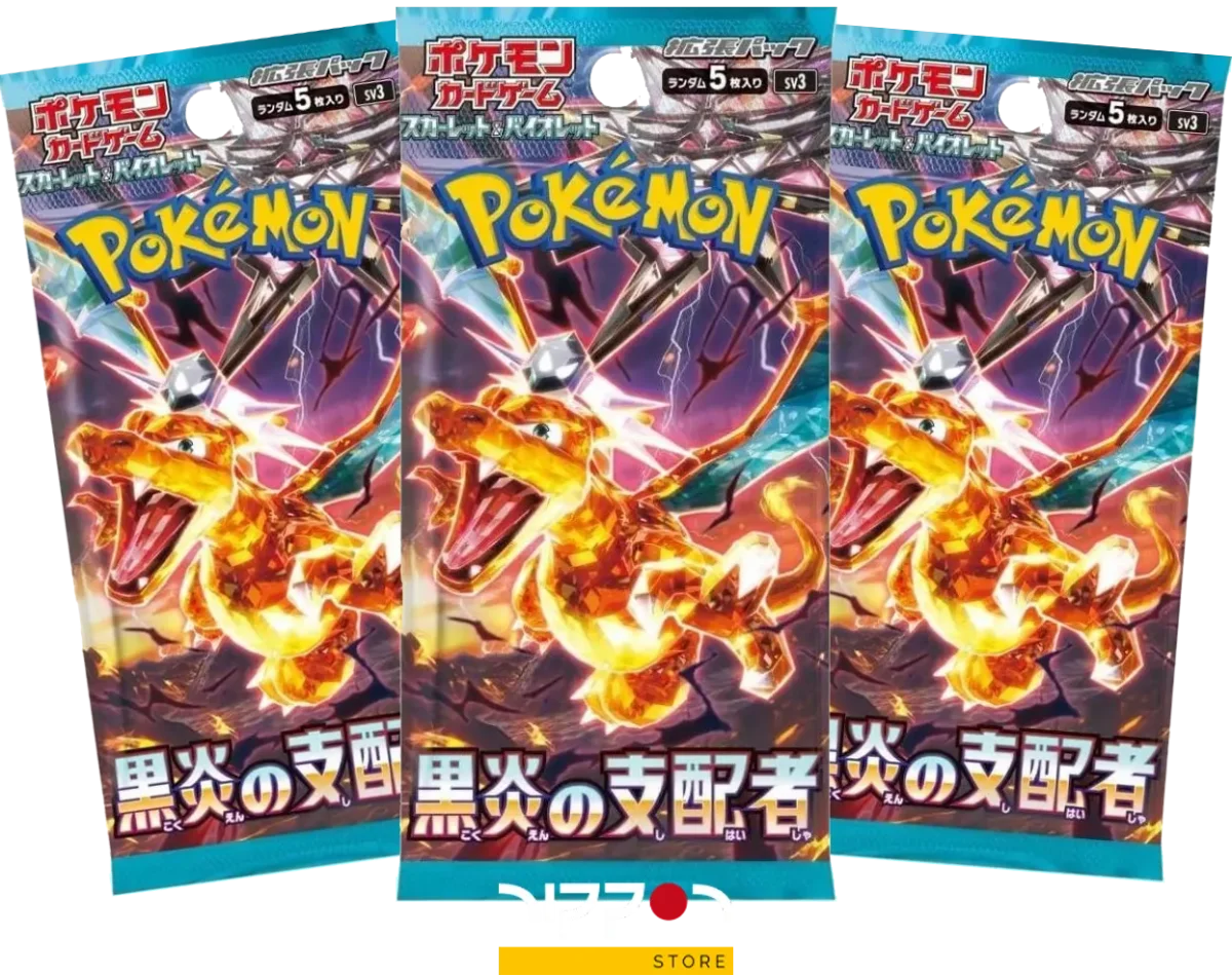 Pack de 3 sobres Ruler of the Black Flame [Edición Japonesa]