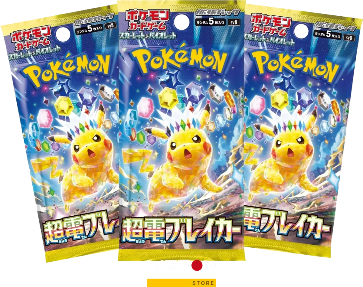 Pack de 3 sobres Super Electric Breaker [Edición Japonesa]