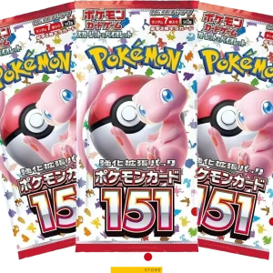 Pack de 3 sobres Pokémon Card 151 [Edición Japonesa]
