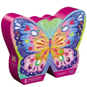 Puzzle jardín de mariposas: 36 piezas