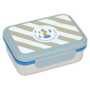 Fiambrera acero inoxidable Lässig · explorer blue