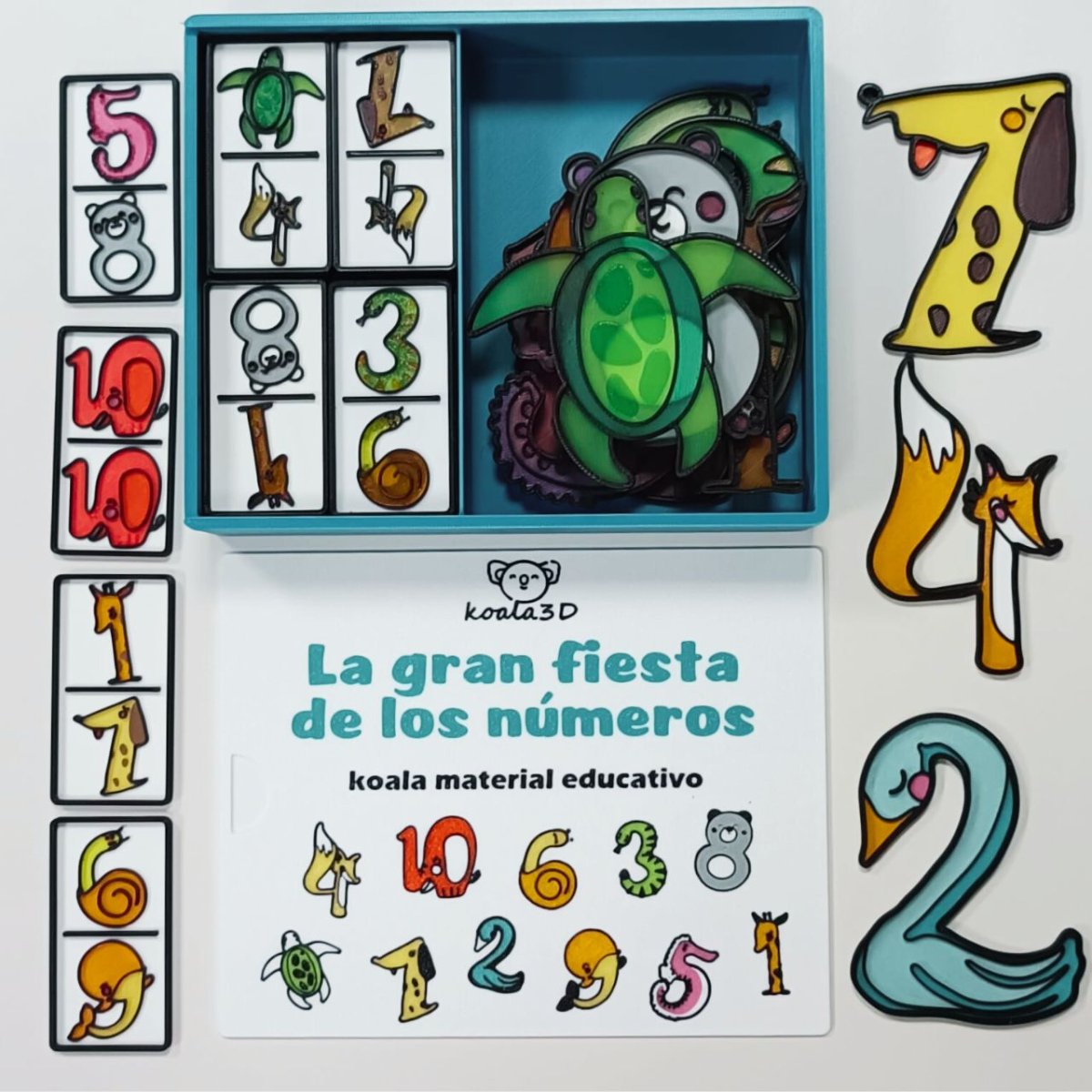 Personajes La gran fiesta de los números