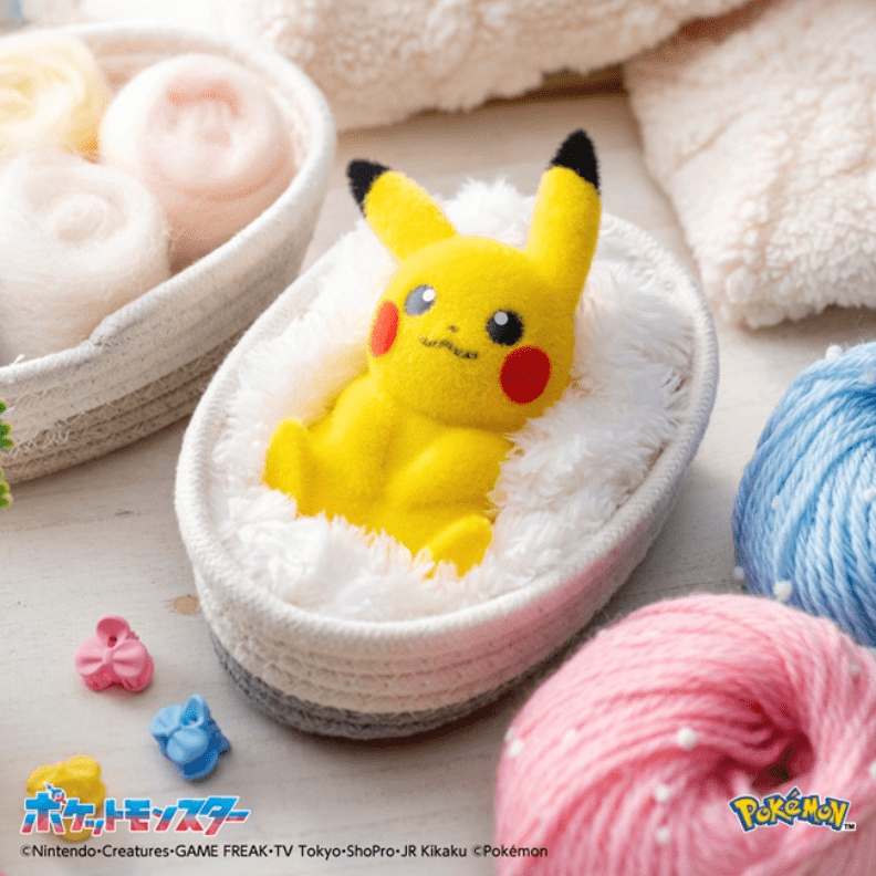Pikachu Pokefuwa Tamaño Palma – 30º Aniversario Pokémon Takara Tomy - Imagen 4
