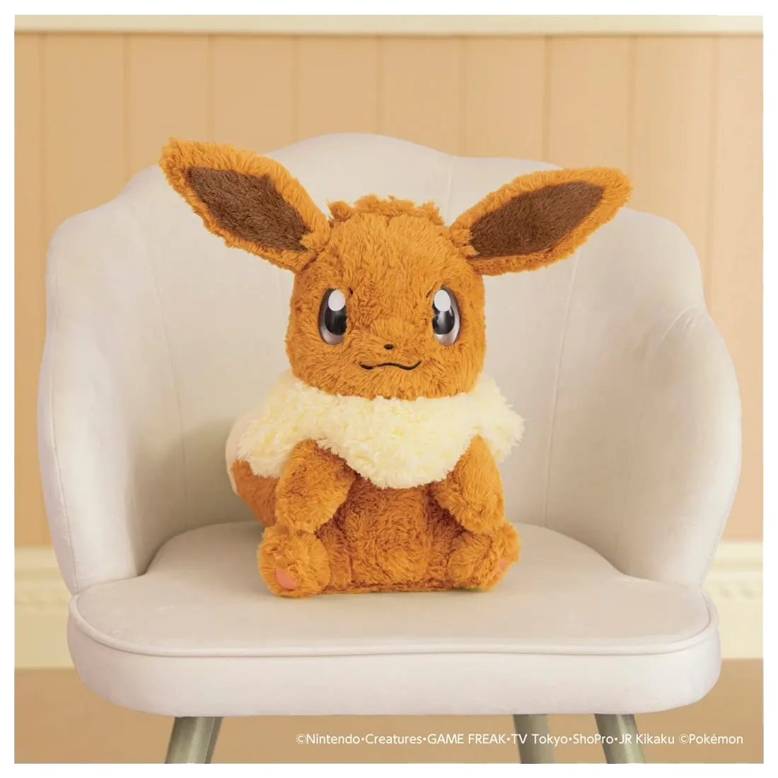Eevee Ouchi ni Pokémon – Peluche Interactivo Oficial Japón – 30 Aniversario de Pokémon - Imagen 5