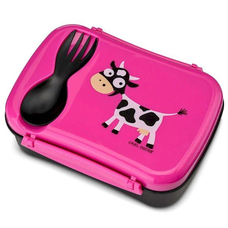 Caja de Almuerzo N’ice Box Kids Carl Oscar · Vaca Purple