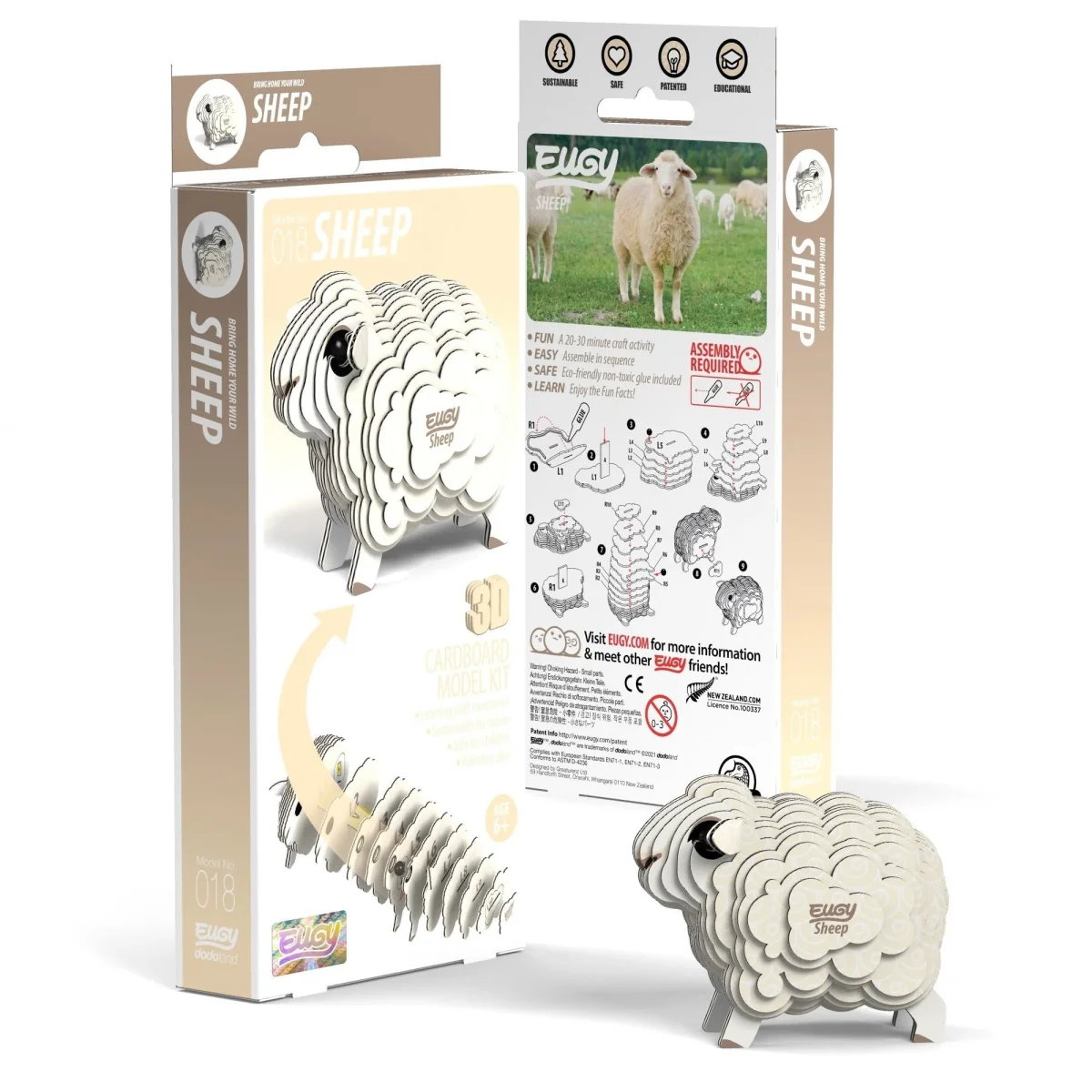 Kit miniPuzzle 3D EUGY · Oveja
