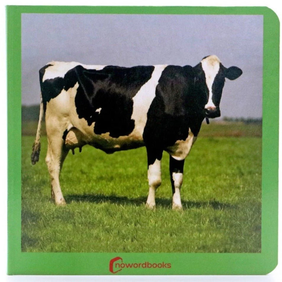Libro de fotografías Nowordbooks · Animales de granja